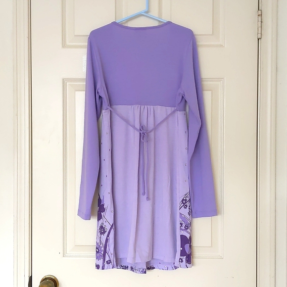 NWT. Limited Too Girl's Rayon/Spandex Multi Color Dress w/flowers and sparkling. - Picture 2 of 5